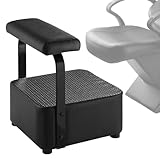 TONESLY Independent Footrest for Backwash Beauty Spa Shampoo Bowl and Chair Set,Footstool for Spa Beauty, Ottoman for Shampoo Station Chair in Salon and Spa (Black)