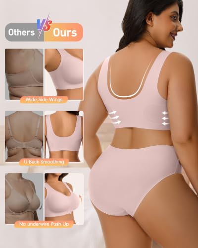 Image of BESTENA Sports Bras for Women, Seamless Comfort Yoga Bra Removable Pads