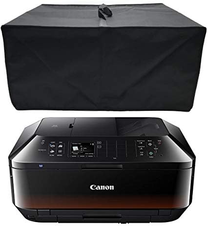 Wanty Black Antistatic Water-Proof Dust-Proof Nylon Fabric Printer Cover Case Protector for Canon PIXMA MX922/MX722/MX532/MX 472 / MX 452 / HP Officejet 5740 / Pro 6830 / Envy 5640 Wireless Printers