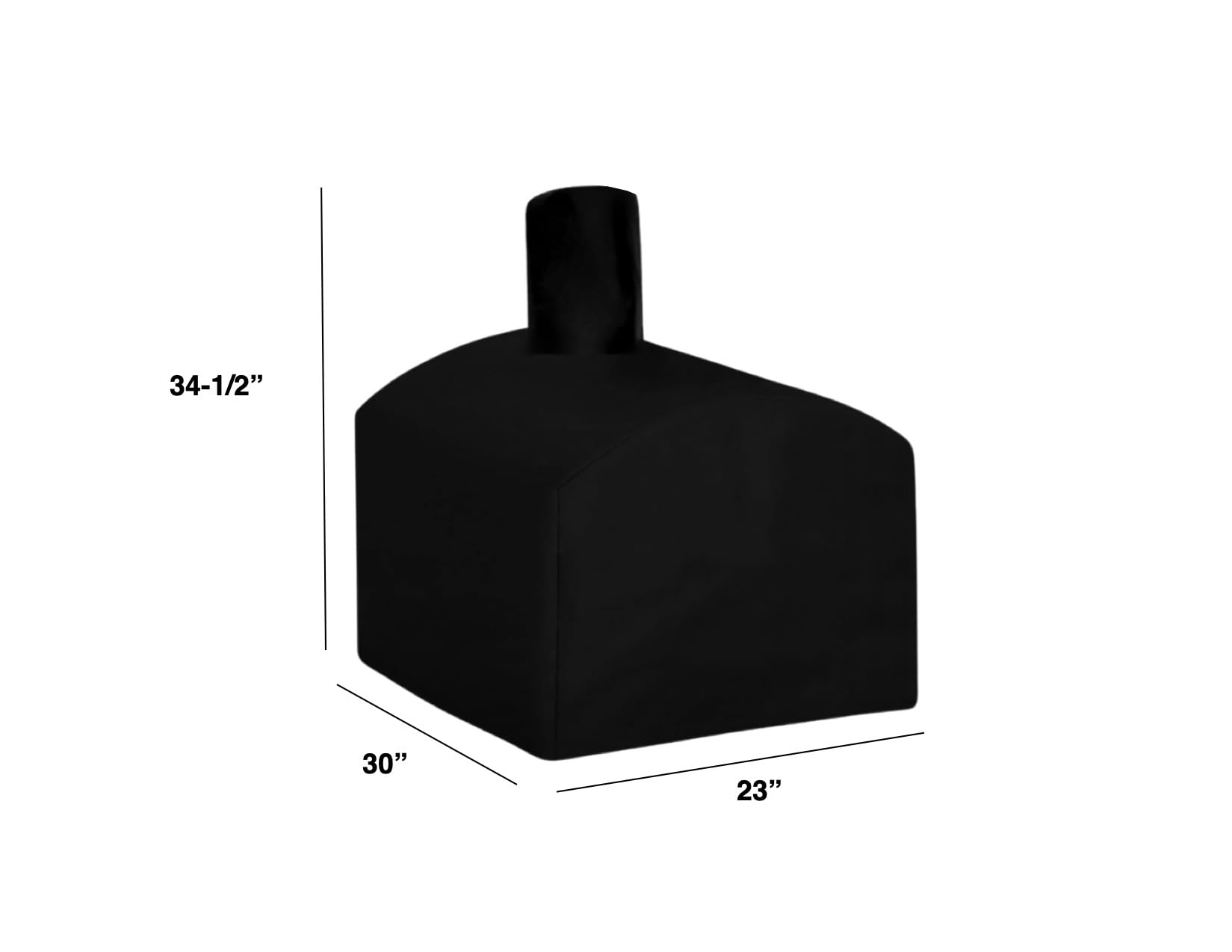 Cubierta de vinilo de alta calidad de 23 pulgadas para adaptarse al horno de pizza Summerset integrado 2