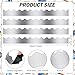 Avenuebool 24 Pcs Silver Magnetic Borders for Classroom Whiteboard Shine Scalloped Chalkboard Bulletin Board Borders Trim Magnetic Classroom Strips Decorations for School Office