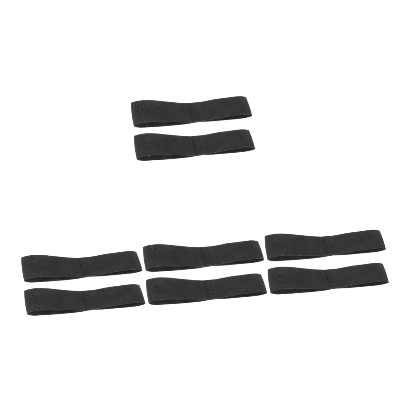 KESYOO 4 Pairs Trainer Baseball Equipment Swing Grips Forearm Straps Training Bands Tool Practice Correcting Aid Tape Bob Increased Marker Strengthener Portable Attachment Black Polyester