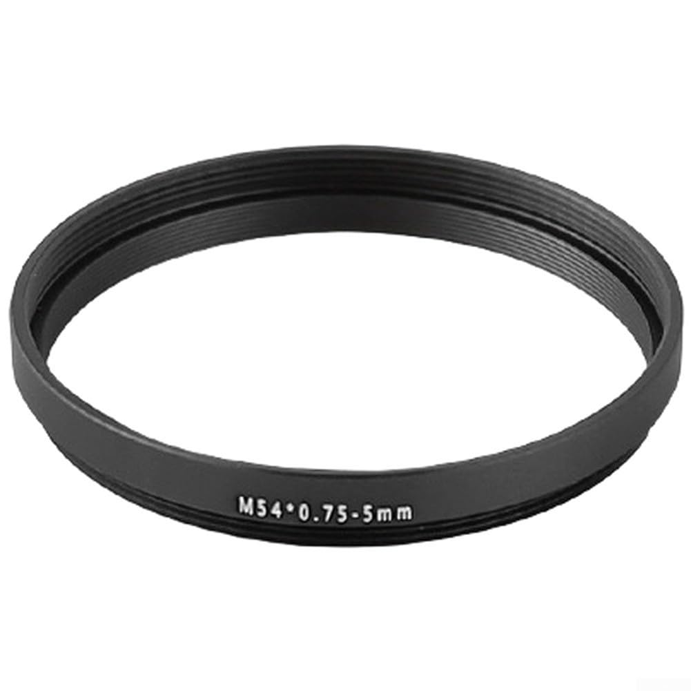 M54x0,75 Verlängerungsrohr für Astrofotografie, eloxiertes Aluminium mit matter Oberfläche, reduziert Streulicht, Teleskopen und Feldflachmachern, verschiedene Längen(M54*0.75-5 mm)