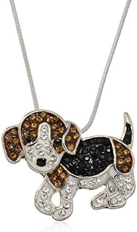 PammyJ Beagle Puppy Dog Charm Necklace 