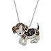 PammyJ Puppy Dog Pendant Necklace, 17.5 inches
