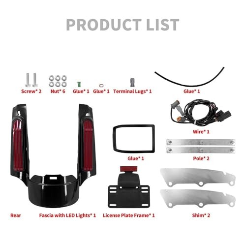 Extension garde-boue arrière LED Ultra CVO finition premium