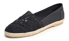 Black Canvas Crochet Jute