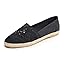 Black Canvas Crochet Jute