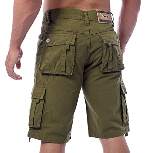 Bermuda Cargo Verde Lisa - Original. (44)