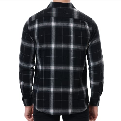 Men’s Flannel Shirts Long Sleeve Casual Button Down Flannel Plaid Shirts for Men Camp Hiking4