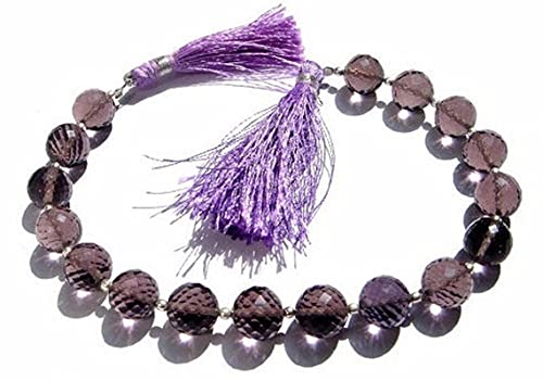Quartz prune perles facettées 12mm pour créer un bracelet bohème chic