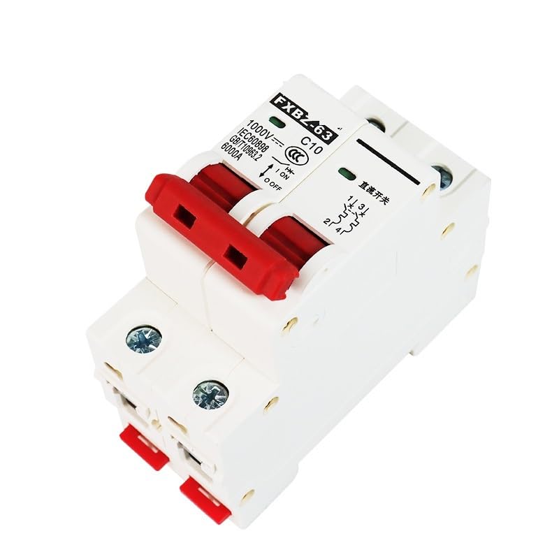 Automatyczny wyłącznik zabezpieczający przed przeciążeniem 2P DC 1000V 6A 10A 16A 20A 25A 32A 40A 50A 63A MCB do instalacji fotowoltaicznej (6A)