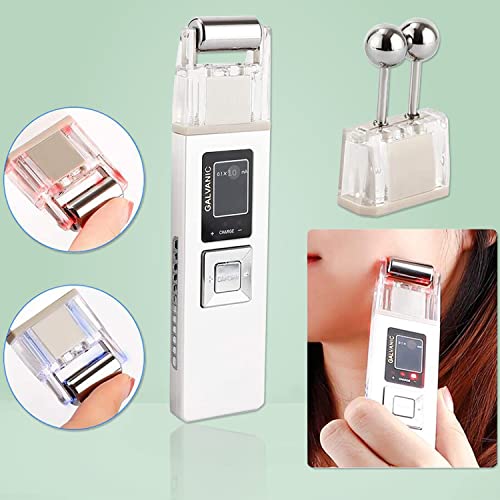 Image of Mini Portable Corded Electric Galvanic Microcurrent Eye Massager, Skin Firming Whiting Machine Wrinkle Dark Circles Puffiness Removal Fatigue Skin Lifting Relaxing Instrument