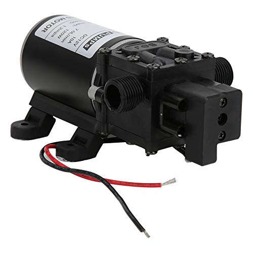 Intelligente Membranpumpe, FL3216 DC12V Hochdruck 1,2 MPa 7L/min Korrosiv-resistenter Gusseisenpumpe für Druckprüfung/sauberes Wasser/RO-System