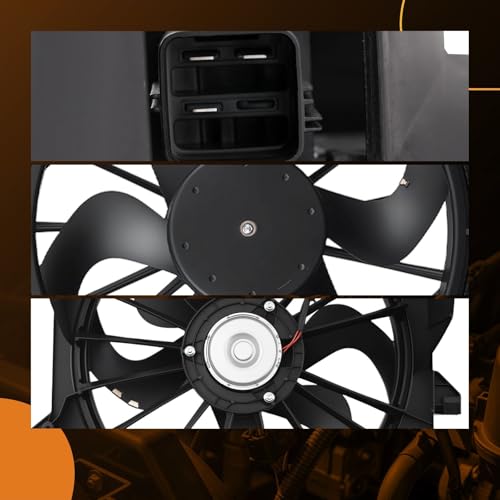 Image of maXpeedingrods 68033228AA Radiator Cooling Fan Assembly with Motor for Jeep Liberty 2008-2012 V6 3.5L 3.7L, 621391 621-391 621940 76241