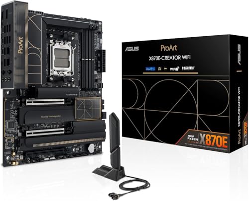 Image of ASUS ProArt X870E-CREATOR WiFi Motherboard, AMD Socket AM5 for AMD Ryzen 9000 & 8000 & 7000 Series Desktop Processors