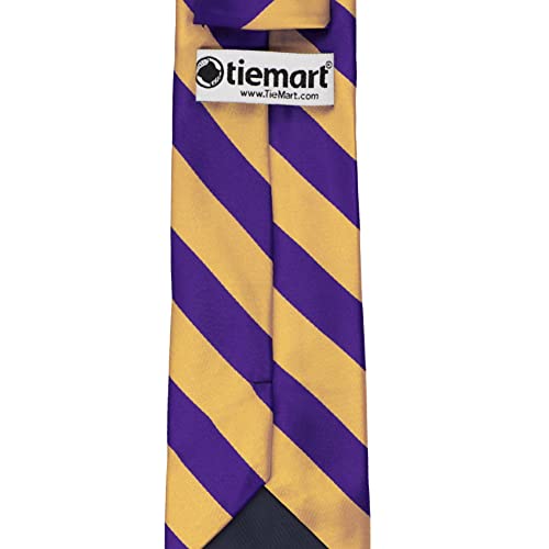 Image of tiemart Men's Striped Tie Standard Length