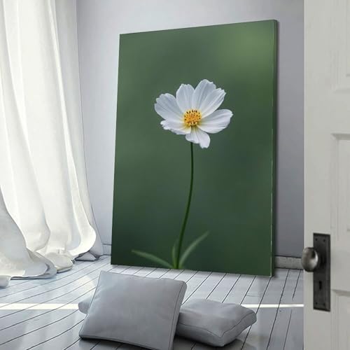 Cosmos blanche décoration murale moderne à suspendre de 40x60cm - 3