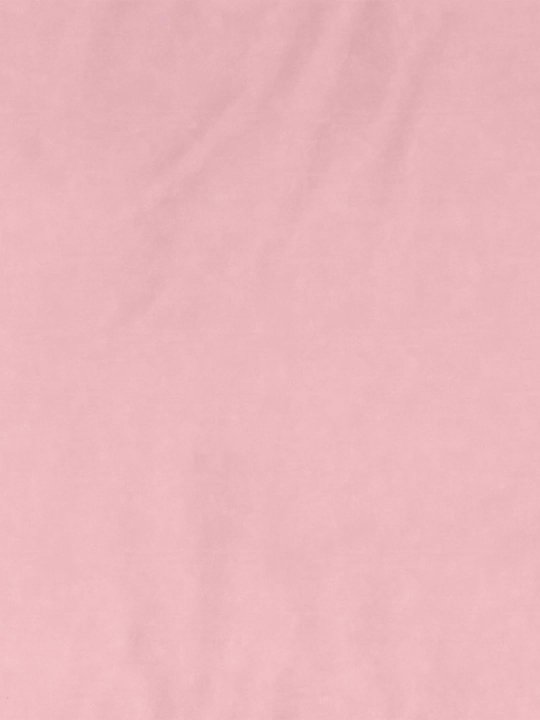 Ddecor Live Beautiful Cotton King Fitted Sheet Set with 2 Pillow Covers (182 CM X 198 CM, Pink) Solid Plain Dyed 180TC 3