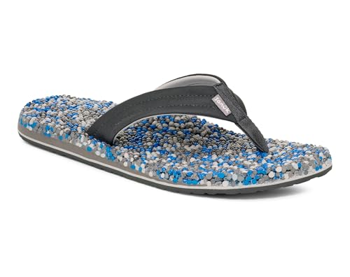 Sanuk Mens Bubblecush | Flip Flops for Men | Mens Sandals | Beach Sandals | Supportive & Lightweight | Comfort Footbed