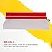 Drywall Skimming Blade, 16-Inch Stainless Steel Skim Coating Tool with Ergonomic Comfort Grip, Drywall Skimming Blade Tool for Knockdown Texture and Wall Repair(Red,SIZE:40cm)