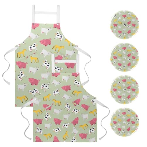 Tablier de cuisine pour éviter les taches de cuisson et de ménage