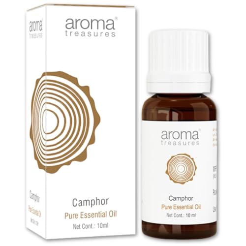 Image of Aroma Treasures 100% Pure & Natural Essential for healthy Skin /body & mind (Camphor Essential Oil)