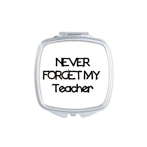 Miroir de poche compact mignon petit miroir de main enseignant - 2