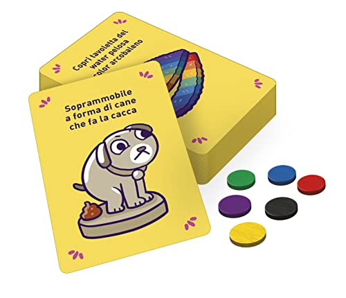 Clementoni - Party Game-The Bizarre Gift Table, Deck of Cards, Adult Board Game, 3-6 Players-Made in Italy, Italian Color, 16777 - Image 2