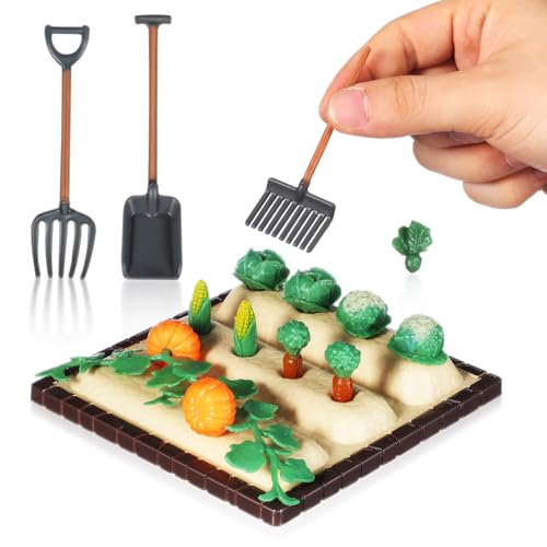 Mini champ de légumes Angoily pour décorer vos terrariums et jardins miniatures