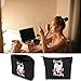 JXGZSO Pomsky Momsky Make-up-Tasche, Zwergspitz, Husky-Mix, Hundebesitzer, Geschenkidee für Hunde, Mutter, Pomsky, Pomsky Momsky B