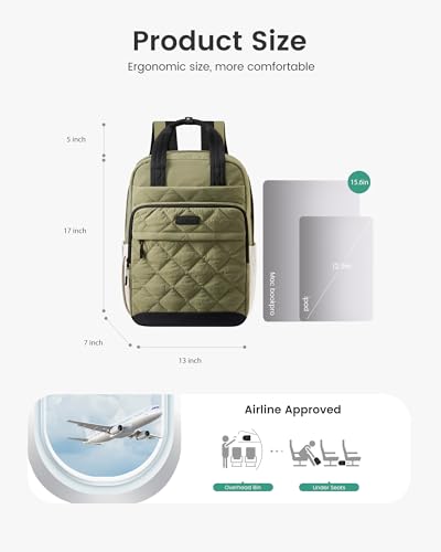 LOVEVOOK Puffer Quilted Backpack