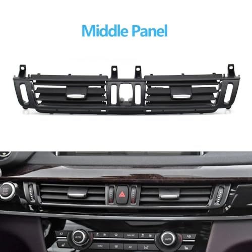 Rejilla aire frontal con acabado original para panel central de coche BMW X5 X6 7