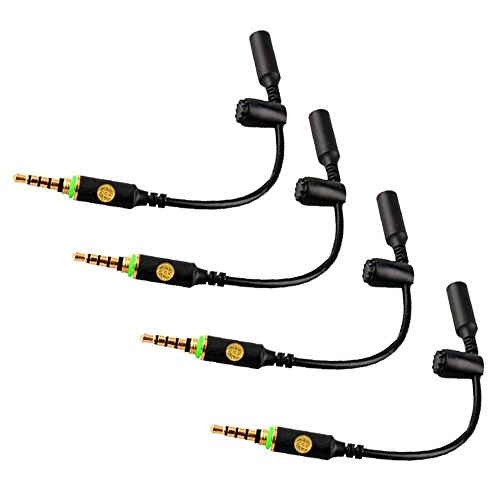 Replacement Life Proof Headphone Adapter Connector Plug (4PK) for iPhone 6S, 6S Plus, 6, 6 Plus