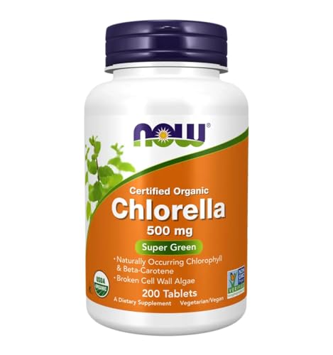 Clorela Orgânica Chlorella 500mg Importada EUA 200 Tabletes