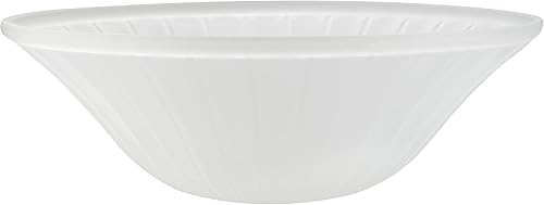 Vista 35 de Aspen Creative Frosted 23100-01A Pantalla de vidrio de repuesto estilo transicional estilo antorcha, 5 pulgadas de alto x 12-7/8 pulgadas