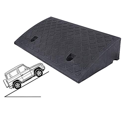 AMSXNOO Rampe de Chargement, Rampes Plastique de Bordure Antidérapantes Portable Rampes de Seuil Légère pour Voiture Scooter Caravane Fauteuil Roulant Accès Handicapé Trottoir Vélo Moto