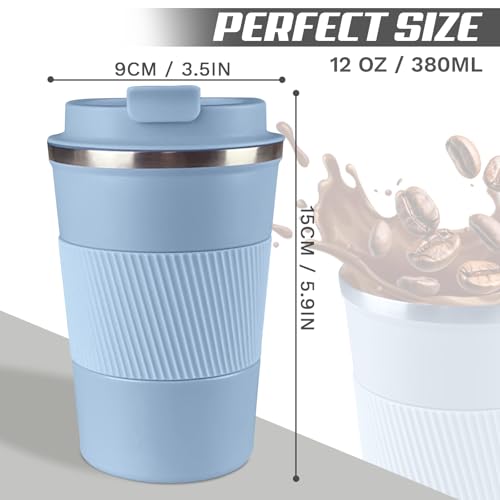 Image of Vacuum Insulated Stainless Steel Travel Coffee Mug,Leak Proof Cup with Lid