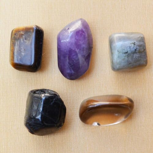 Image of Reiki Crystal Products Certified Natural Crystal Tumble Stone Kit | Multiple Crystal Stone Sets for Meditation, Reiki, Chakra & Spiritual Practices