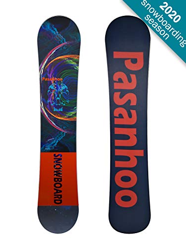 Pasanhoo All Mountain Snowboards Biaxial Fiberglass Sintered Base Poplar Wood Core All Terrain