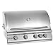 32" 4-Burner Built-In Gas Grill with Rear Infrared Burner Gas Type: Propane