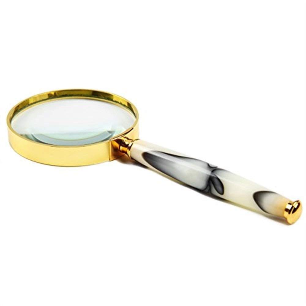 HTTGDGDH Magnifying Glass With Light And Stand 10Xhandheld Magnifier For Reading With Detachable Handle, Newspaper, Map And Multi-Purpose Magnifier For Reading
