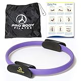 ProBody Pilates Ring Circle, Fitness Ring Magic Circle, Pilates Ring 14 Inch for Thigh Workout, Yoga Ring Thigh Toner, Inner Thigh Exercise Equipment for Women, Pilates Equipment Thigh Master (Purple)