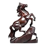 Esculturas Y Aďornos De Caballo - Souvenir De Bendición En Madera Tallada A Mano | Decoración Equina Con Significado De Éxito Para Hogar | Oficina Salón Superiør De Mesa 2026 Año Nuevo Chino Navidad C