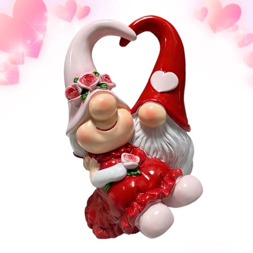 Mini statuette d'oui…figurines,Fait à la main…sculpture en résine - Décoration avec …gar Pour la Saint-Valentin,Pour l'affichage dans le salon chambre...