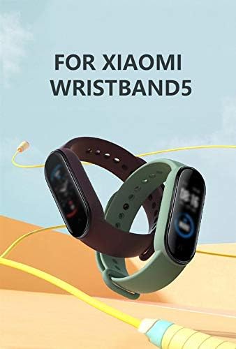 Miniatura 9 de CHAW - Correa de repuesto para reloj inteligente Xiaomi Mi Band 5, correa de repuesto deportiva ajustable