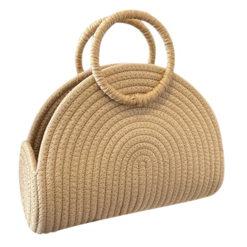 Panier en corde de coton tissé idéal pour vos pique-niques champêtres et sorties en plein air