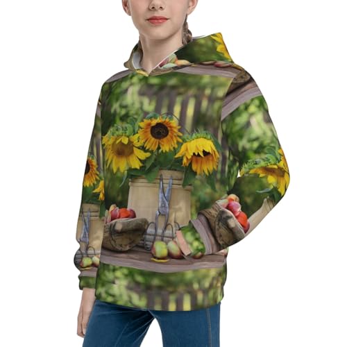 Vintage Wooden Bucket Kid Hoodies Boys Sweatshirts Girls Pullover with Pocket2