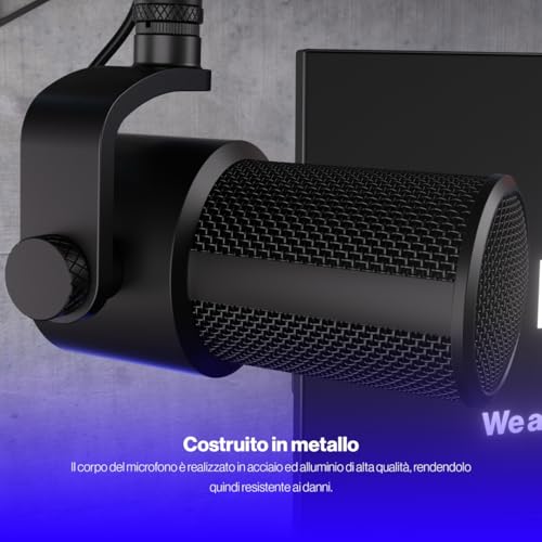 Endorfy Solum Studio, Qualità Studio, Registrazioni In Alta Qualità, Tasto Touch Per Mutare Con Led, Membrana Placcata In Oro Da 20 Mm, Braccio Regolabile Studio Boom - 8