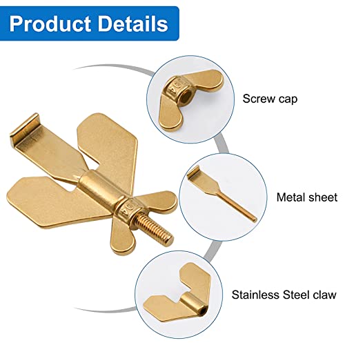 INCREWAY Portable Security Device, Stainless Steel Travel Lock Without Drilling, Anti-Theft for Home Hotel - Image 4
